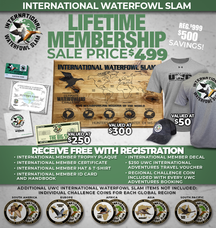 INTERNATIONAL WATERFOWL SLAM MEMBERSHIP