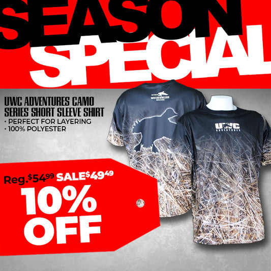 UWC ADVENTURES CAMO SERIES SHORT SLEEVE SHIRT