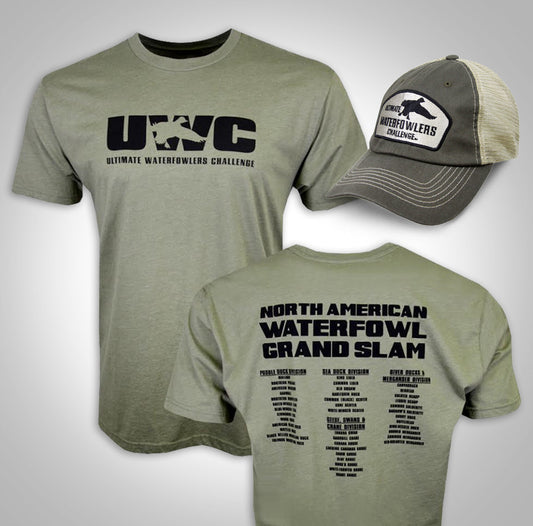 UWC NORTH AMERICAN WATERFOWL GRAND SLAM T-SHIRT & HAT COMBO